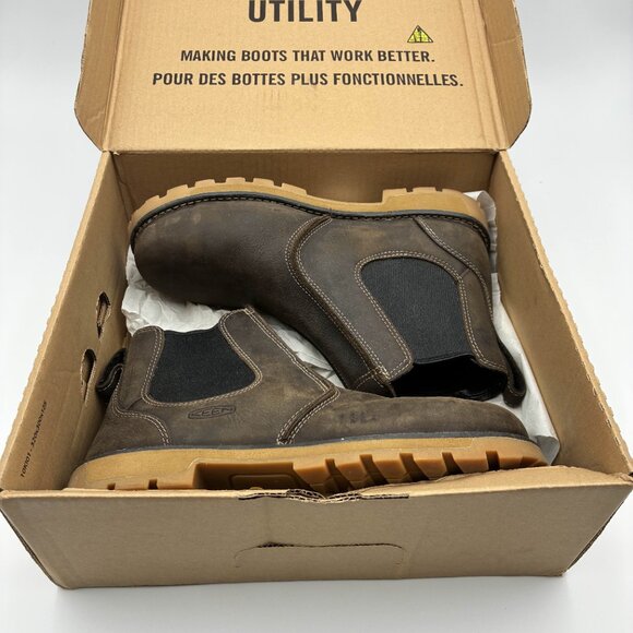 KEEN Seattle Romeo Utility Boot Brown Leather Men’s US 9 D EU 42 main image 12